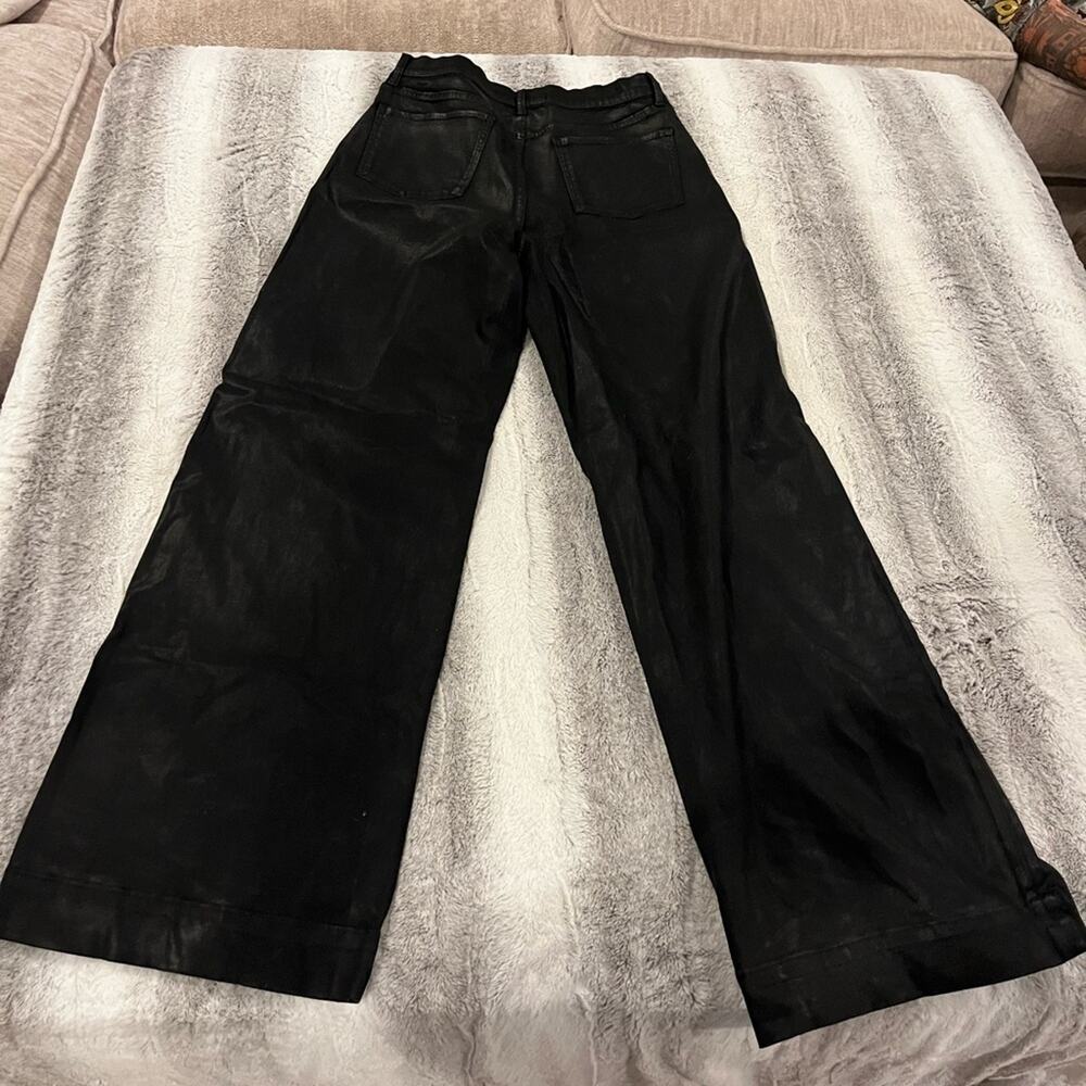 Joes Jeans The Mia Coated High Rise Wide Leg 32 - Picture 3 of 11